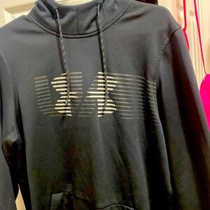Black under armor hoodie size medium